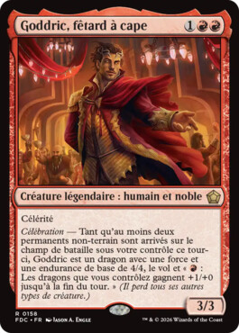 Goddric, fêtard à cape