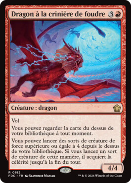 Dragon à la crinière de foudre