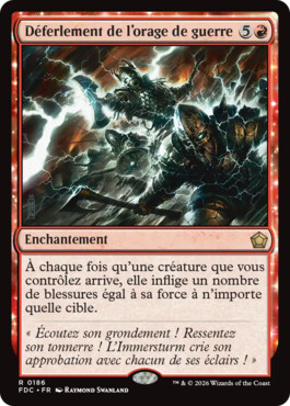 Déferlement de l'orage de guerre