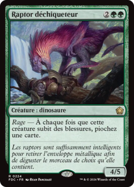 Raptor déchiqueteur