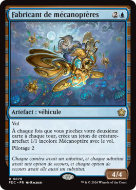 Fabricant de mécanoptères