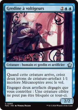 Gredine à voltigeurs