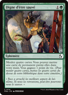 Digne d'être sauvé