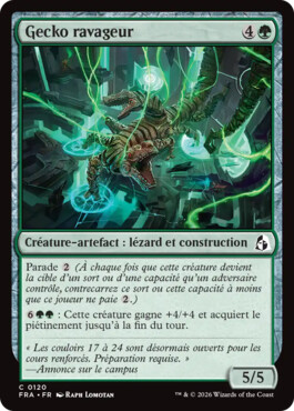 Gecko ravageur