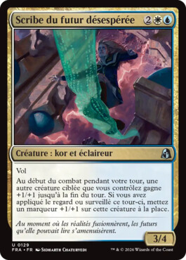 Scribe du futur désespérée