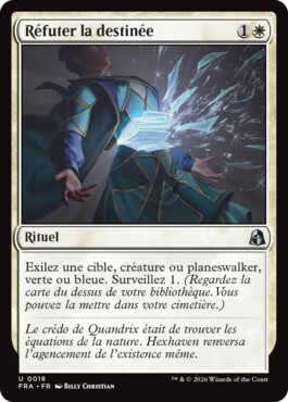 Réfuter la destinée