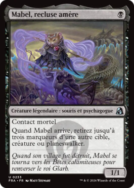 Mabel, recluse amère