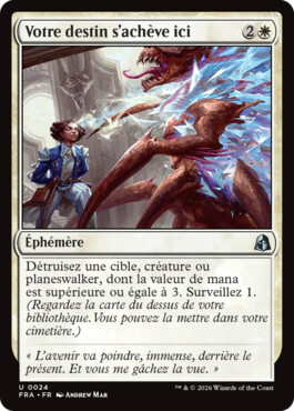 Votre destin s'achève ici