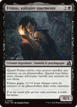 Frimas, solitaire tourmenté