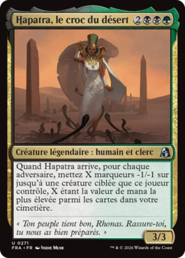 Hapatra, le croc du désert
