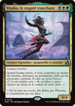 Vraska, le regard tranchant