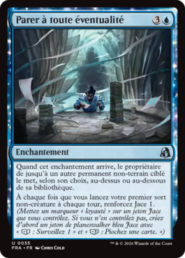 Parer à toute éventualité