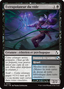 Extrapolateur du vide