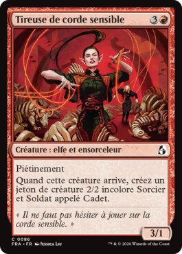 Tireuse de corde sensible