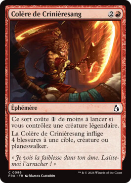 Colère de Crinièresang