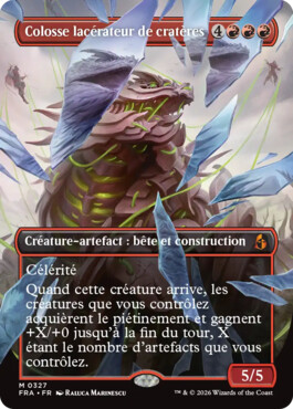 Colosse lacérateur de cratères