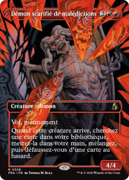 Démon scarifié de malédictions