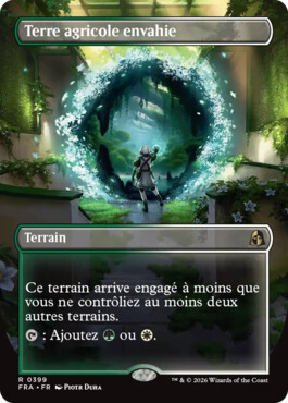 Terre agricole envahie