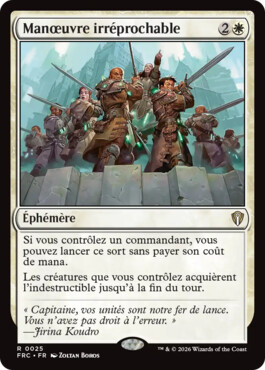 Manœuvre irréprochable