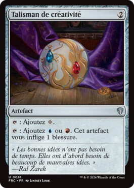 Talisman de créativité