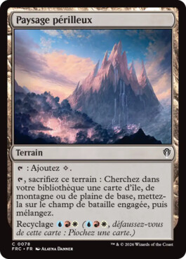 Paysage périlleux
