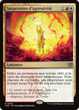 Suspension d'agressivité